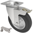 HEAVY DUTY WHEELS WITH BRAKE