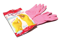 Rubber Hand Gloves | X-LARGE | PINK