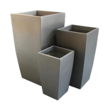 SQUARE TAPERED PLANTERS