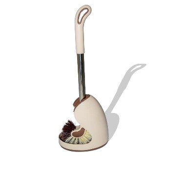 Toilet Brush Set | LIGHT BROWN