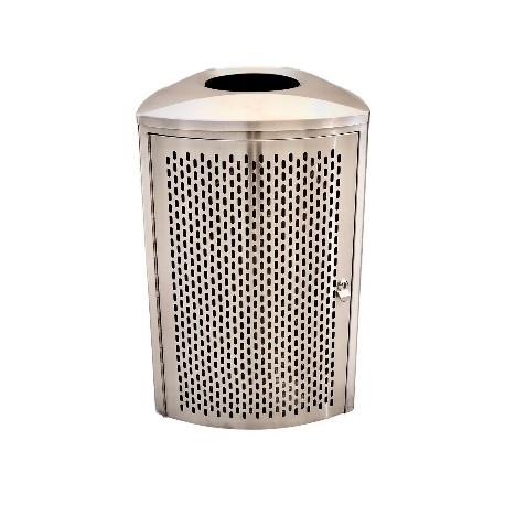 Commercial Trash Bin Brushed Finish | 35L