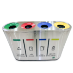 STAINLESS STEEL RECYCLE BIN 200L