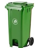240 L PLASTIC BIN/ PEDAL